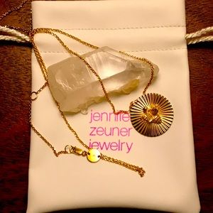Jennifer Zeuner bee necklace